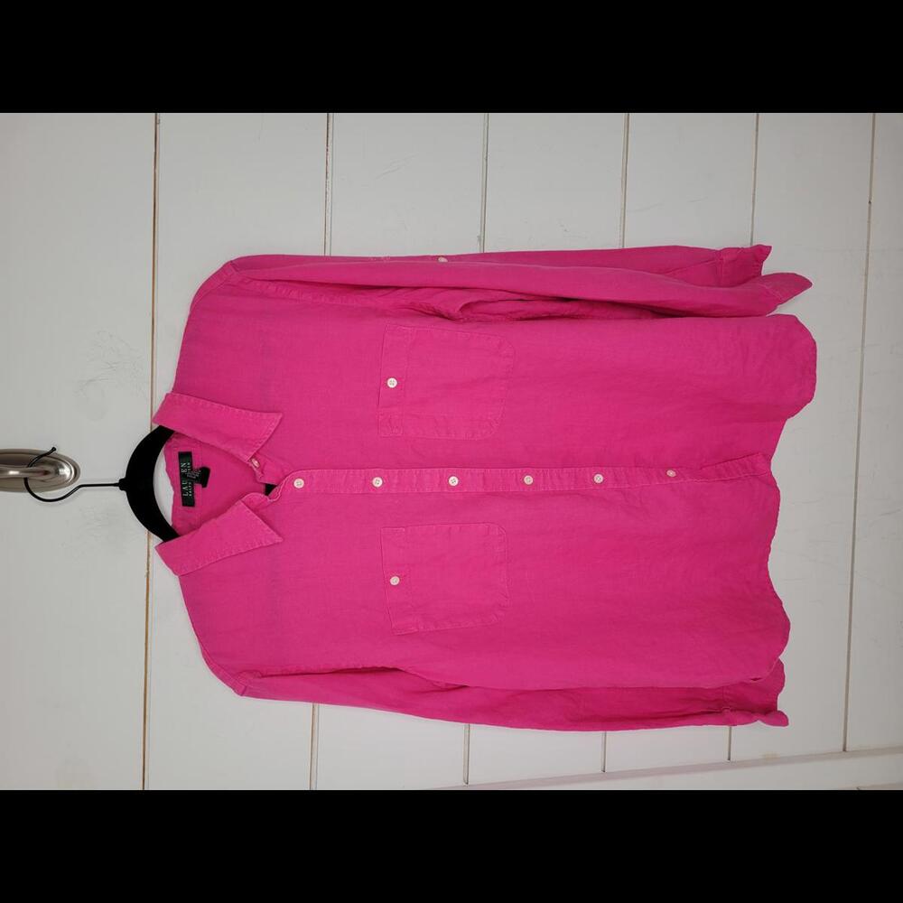Lauren Ralph Lauren Pink Button Down Shirt
